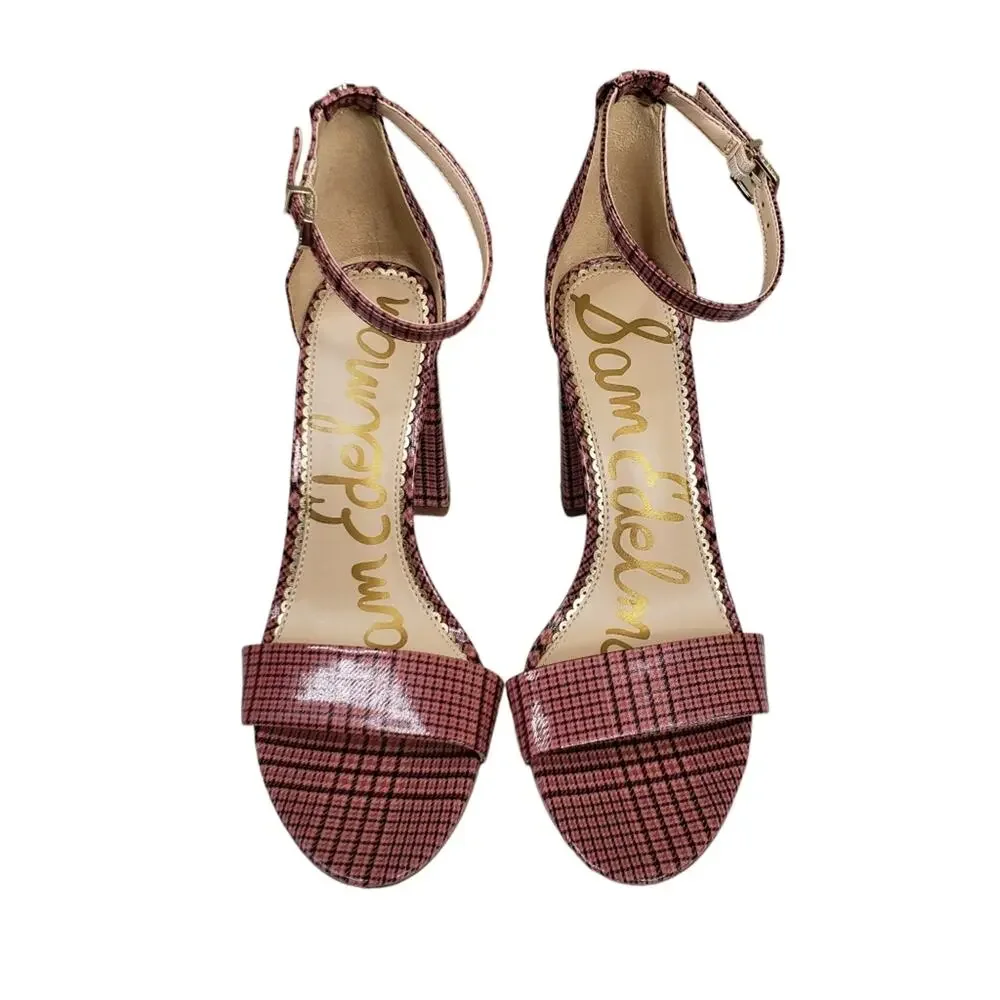 Sam Edelman Womens 8 Yaro Ankle Strap Sandal in Cameo Pink NEW